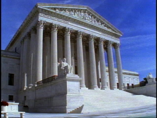 WASHINGTON, DC, 1999, United States Supreme Court Building, low, angle