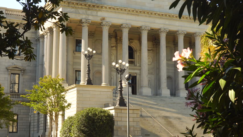 Ornate Architecture at the South Carolina State House in Columbia