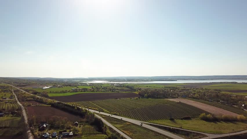 Drone Footage of the Annapolis Valley and Highway 101 in Nova Scotia