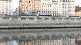 Bank of the seine river