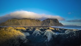 Beautiful time lapse from the Vestrahorn, on the Stokksnes peninsula in Southeast Iceland, is one of the country’s most breathtaking mountains. With peaks reaching up to 454 metres.