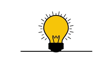 Animated Cartoon Lightbulb Loop Invention Video De Stock 100 Libre De Droit Shutterstock Animated Cartoon Lightbulb Loop Invention Video De Stock 100 Libre De Droit Shutterstock