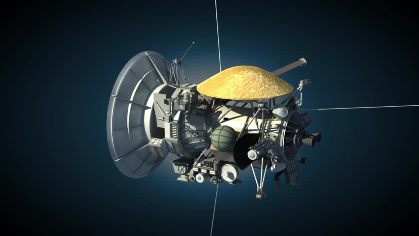 Unmanned spacecraft similar with the Cassini Huygens Saturn orbiter