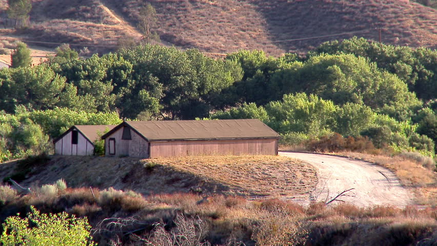 Lockdown: Old San Diego Local Barns Beside a Hill