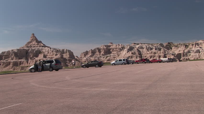 Recreation Cars Parking Lot Parks in South Dakota