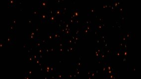 Sparkle Fire Flame Animation Seamless Loop Overlay