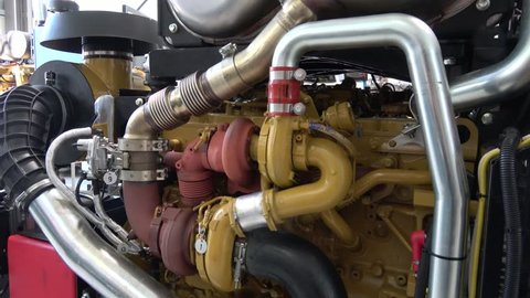 
modern turbocharger in a diesel engine
