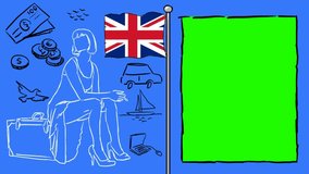United Kingdom - Hand-drawn - Illustration - Powered by Shutterstock - Get 15% off with code: PIKWIZARD15