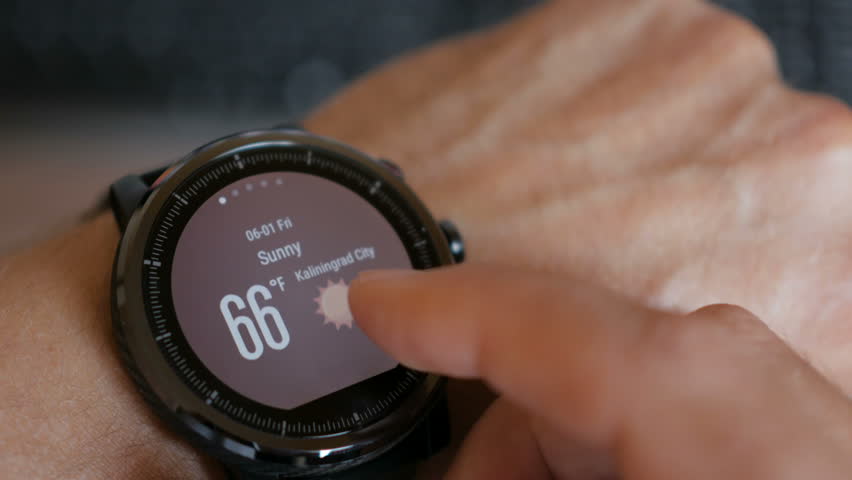 smartwatch weather app