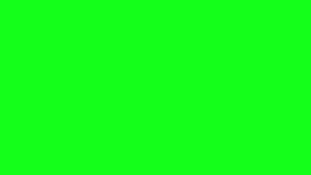 Open and Closing Palm of Hand on Chroma Key Green Screen Set.