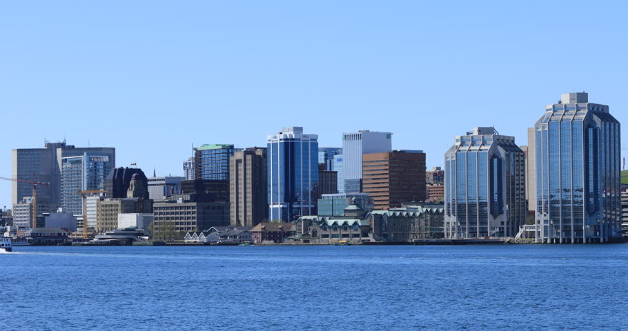 Halifax, Nova Scotia Skyline 4k Stock Footage Video (100% Royalty-free ...