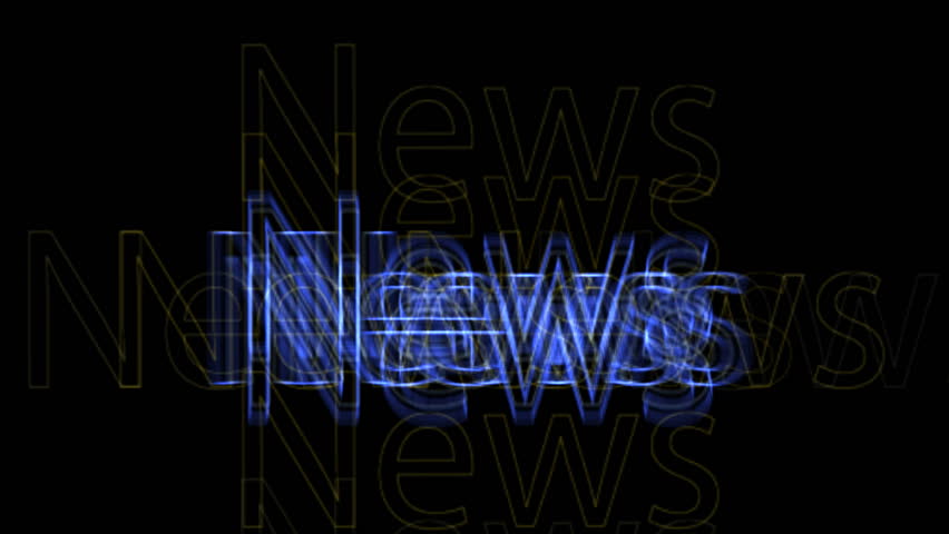 News text animation