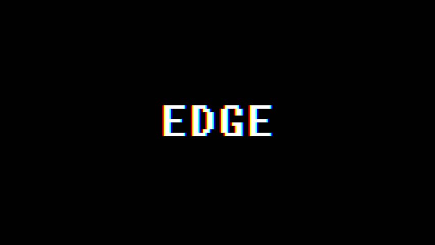 Retro Videogame Edge Word Text Stock Footage Video 100 Royalty Free 1011842102 Shutterstock