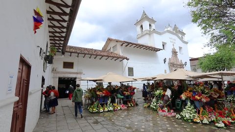 16 Plaza De Las Flores, Cuenca, Ecuador Stock Video Footage - 4K and HD  Video Clips | Shutterstock