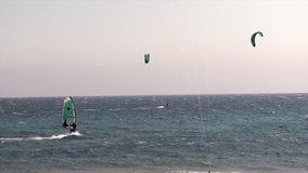 Windsurf and kite surf slow motion
