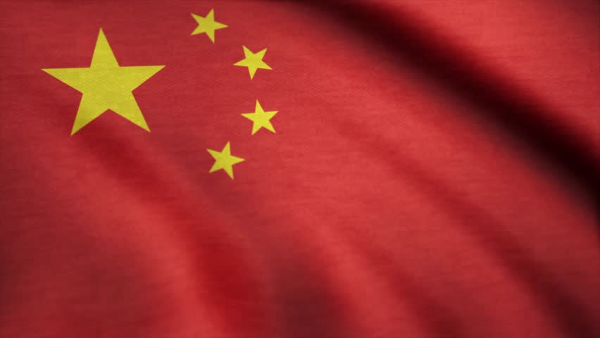 Flying Flag of China. China Stock Footage Video (100% Royalty-free ...