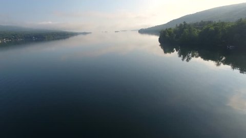 morning calm lake george
