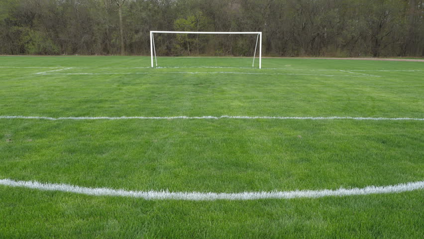 Soccer Pitch And Goal Trees Stock Footage Video 100 Royalty Free Shutterstock