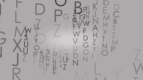 letters fonts alphabet matrix