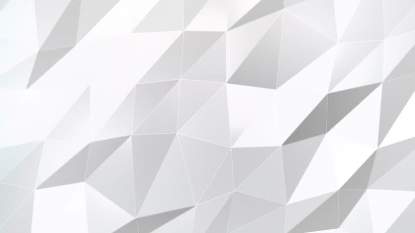 Abstract White  Polygons Background  4k  Stock Footage Video 