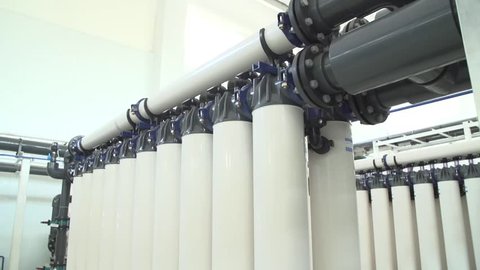 Industrial equipment for water purification