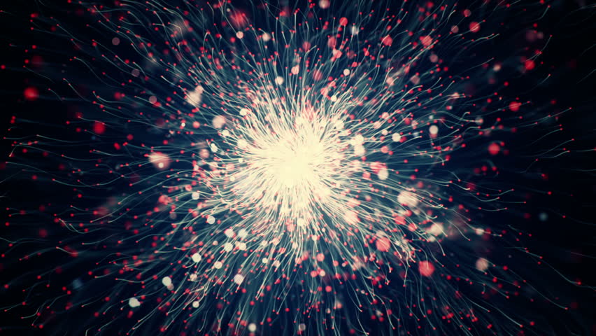 Abstract background with animation of slow moving particles. Animation of seamless loop. | Shutterstock HD Video #1012000454
