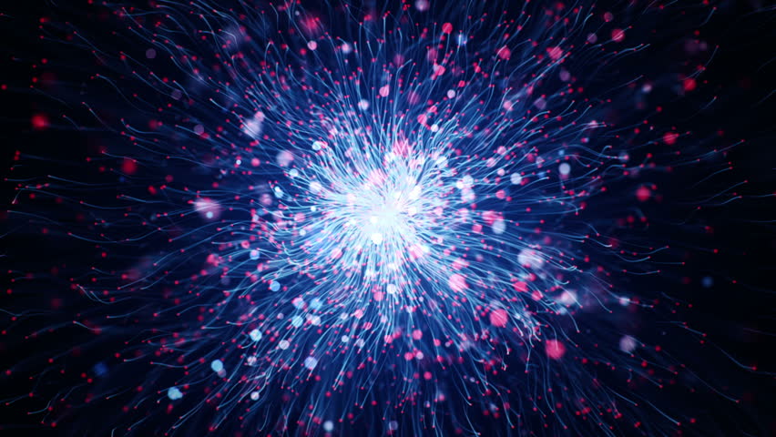 Abstract background with animation of slow moving particles. Animation of seamless loop. | Shutterstock HD Video #1012000508