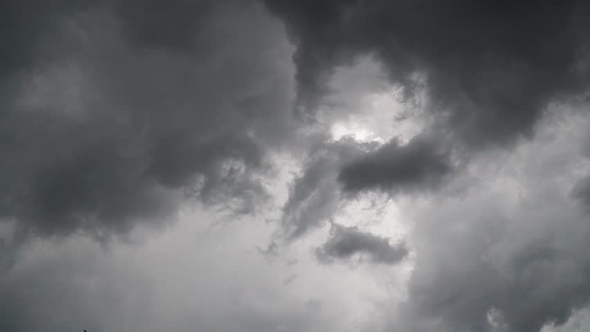 Dark Cloudscape Before Raining in Vientiane, Laos. | Shutterstock HD Video #1012020965