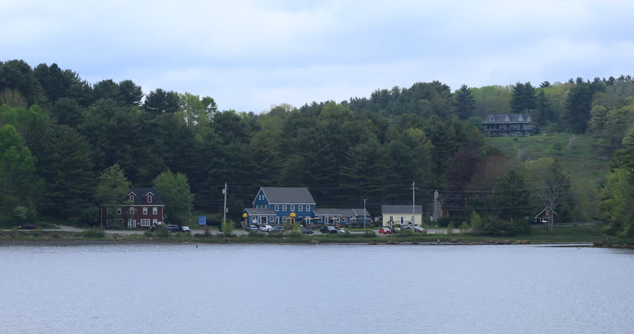 View  of Mahone Bay, Nova Scotia 4K
