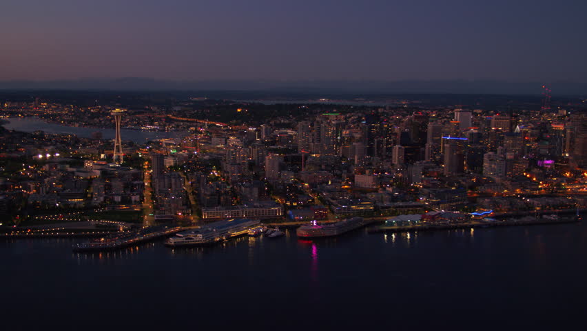 Seattle Twilight Aerial Shot
May 2018