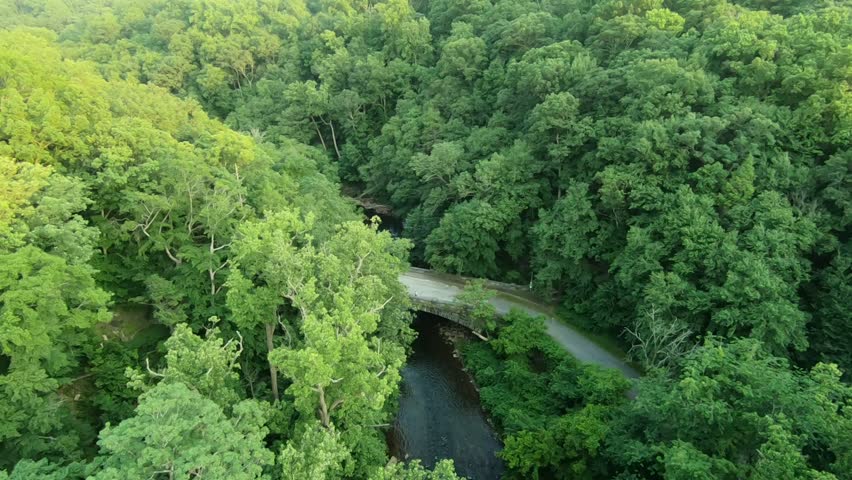 Wissahickon Creek in Wissahickon Valley Park Philadelphia