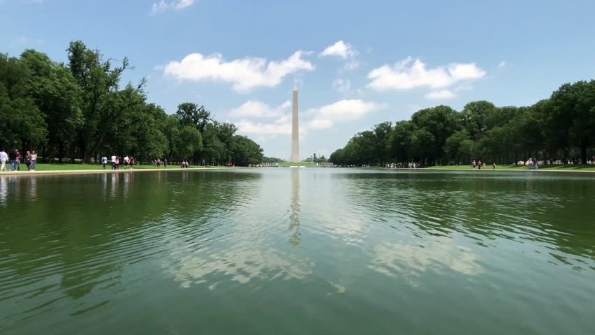 Reflecting Pool at the Lincoln Memorial in Washington, D.C.