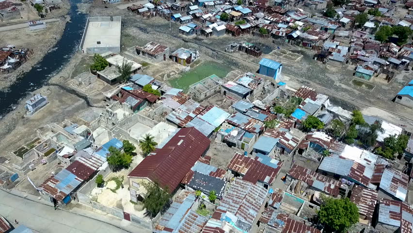 Overhead view of Port au Prince