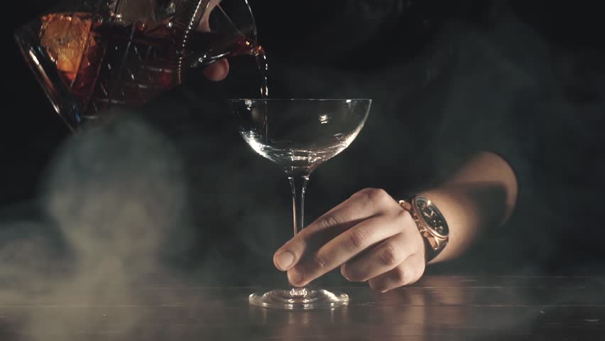 Barman make a cocktail | Shutterstock HD Video #1012082735
