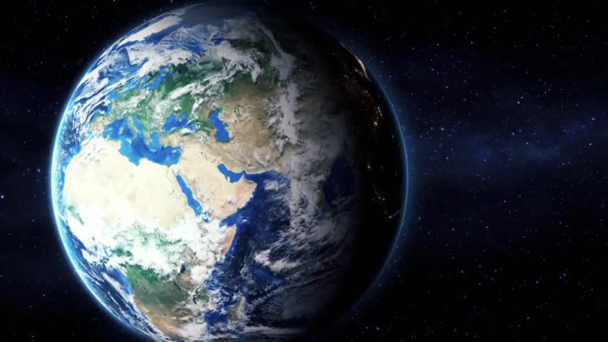 Earth Zoom in Zoom Out Stock Footage Video (100% Royalty-free ...