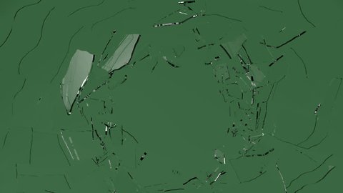 Glass Shatter , Broken glass: With Slow Motion. Alpha Channel and Green Screen is included ...