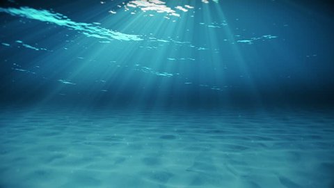 Underwater Scene Summer Travel Background Stock Footage Video (100% ...