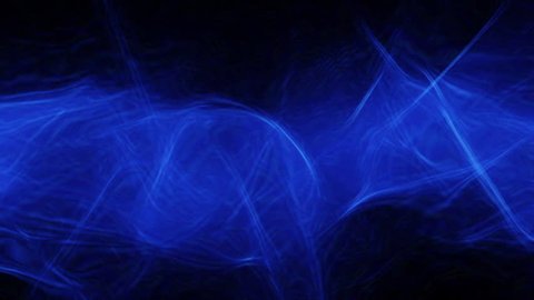 Abstract blue light forms ripple and shine (Loop).