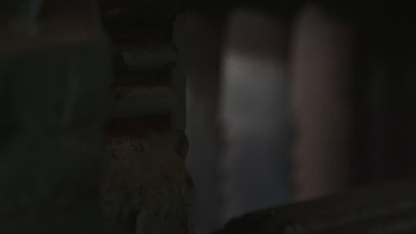 Close up of saw blades