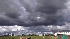 Clouds moving time lapse video full hd.