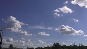 Clouds moving time lapse video full hd.