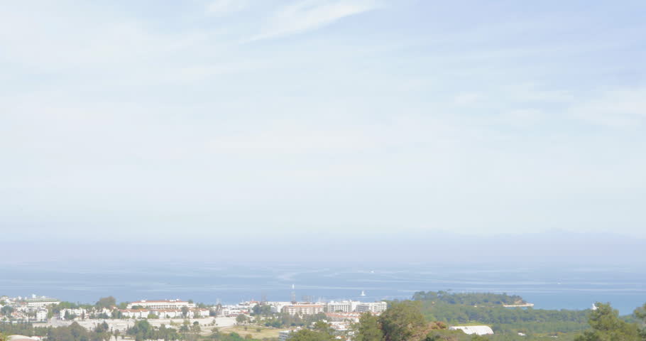Boy looking at the city below