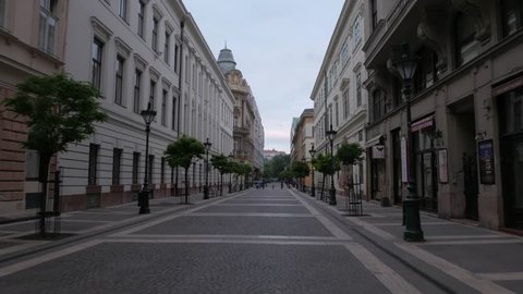 St. Stephen's Square, Empty, Budapest