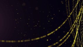 Awards Gold Background. Loop Animation