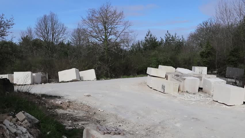 Limestone Quarry part flooded.