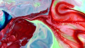 1920x1080 25 Fps. Very Nice Abstract Colorful Ink Paint Blast Turbulence Video.
