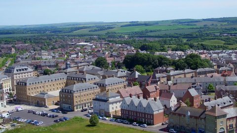 Aerial View of Poundbury in Dorset