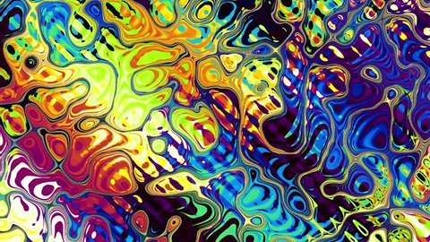 Psychedelic Abstract Background Hippie Trippy Stok Videosu 100 Telifsiz 12543002 Shutterstock