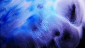 Blue Colorful Ink And Paint Liquid Reaction / Cosmos Nebula background - Powered by Shutterstock - Get 15% off with code: PIKWIZARD15