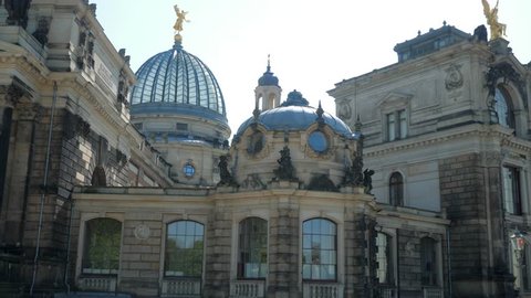 Dresden, Germany 18 May 2018: Attraction, Dresden Academy of Fine Arts in Dresden, 18 May 2018